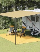 vidaXL Килим за палатка 300x500 см бежов