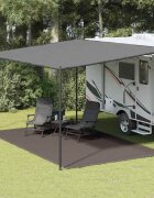 vidaXL Килим за палатка 300x600 см антрацит
