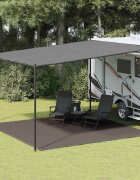 vidaXL Килим за палатка 400x400 см антрацит