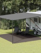 vidaXL Килим за палатка 400x500 см антрацит
