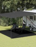 vidaXL Килим за палатка 400x500 см черен
