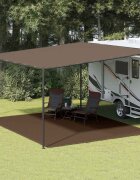vidaXL Килим за палатка 400x500 см кафяв