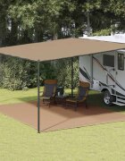 vidaXL Килим за палатка 400x500 см таупе