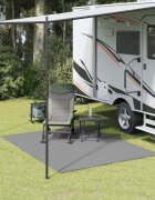 vidaXL Килим за палатка антрацит 25x2 м