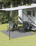 vidaXL Килим за палатка антрацит 3x25 м