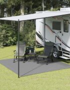 vidaXL Килим за палатка антрацит 3x3 м