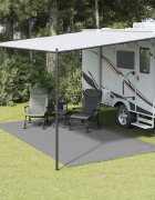 vidaXL Килим за палатка антрацит 45x25 м