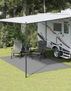 vidaXL Килим за палатка антрацит 4x25 м