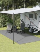vidaXL Килим за палатка антрацит 55x25 м