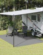 vidaXL Килим за палатка антрацит 5x3 м
