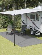 vidaXL Килим за палатка антрацит 6x25 м