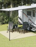 vidaXL Килим за палатка кремав 4x3 м