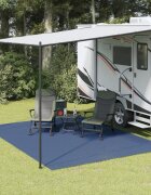 vidaXL Килим за палатка син 4x3 м