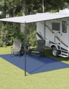 vidaXL Килим за палатка Синьо 800 x 350 см Полиестер