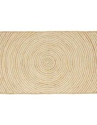 vidaXL Килим за площ Бяло 100 x 200 cm юта