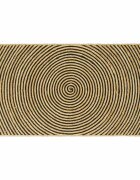 vidaXL Килим за площ Черно 100 x 200 cm юта