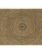 vidaXL Килим за площ Черно 120 x 170 cm юта