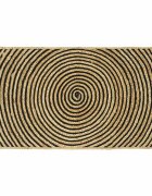 vidaXL Килим за площ Черно 60 x 110 cm юта