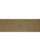 vidaXL Килим за площ Черно 80 x 300 cm юта