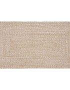 vidaXL Килим за площ Естествено и бяло 80 x 150 cm юта