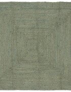 vidaXL Килим за площ Маслиненозелено 160 x 160 cm юта