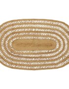 vidaXL Килим за площ Натурално 205 x 305 см юта