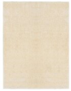 vidaXL Килим за площ с дълъг косъм Кремаво 120 x 160 cm Полиетилен