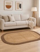 vidaXL Килим за площ Сиво 100 x 152 см юта