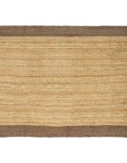 vidaXL Килим за площ Сиво 120 x 170 cm юта