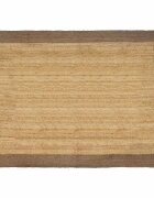 vidaXL Килим за площ Сиво 240 x 340 см юта