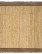 vidaXL Килим за площ Сиво 300 x 300 cm юта