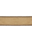 vidaXL Килим за площ Сиво 60 x 300 cm юта