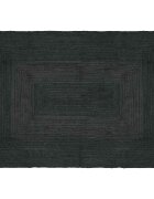 vidaXL Килим за площ Тъмносиво 120 x 170 cm юта