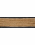 vidaXL Килим за площ Тъмносиво 60 x 200 cm юта