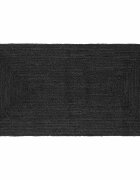 vidaXL Килим за площ Тъмносиво 80 x 150 cm юта