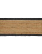 vidaXL Килим за площ Тъмносиво 80 x 300 cm юта