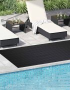 vidaXL Килим за под Черно 15 x 4 m Каучук