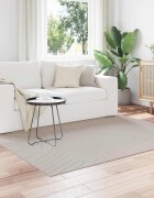 vidaXL Килим за вътрешна и външна употреба PALMERAS Крем 120 x 120 cm