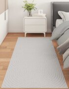 vidaXL Килим за вътрешна и външна употреба PALMERAS Крем 200 x 80 см