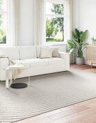 vidaXL Килим за вътрешна и външна употреба PALMERAS Крем 340 x 240 см