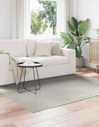 vidaXL Килим за вътрешна и външна употреба PALMERAS Зелен 120 x 120 cm