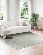 vidaXL Килим за вътрешна и външна употреба PALMERAS Зелен 240 x 240 cm