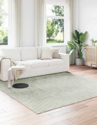 vidaXL Килим за вътрешна и външна употреба PALMERAS Зелен 240 x 240 cm