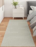 vidaXL Килим за вътрешна и външна употреба PALMERAS Зелен 80 x 150 cm