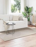 vidaXL Килим за вътрешно помещение GALATI Кремаво 170 x 120 см
