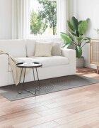 vidaXL Килим за вътрешно помещение GALATI Сиво 150 x 80 cm Полиестер