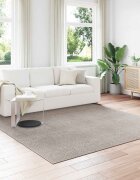 vidaXL Килим за вътрешно помещение LUGO Крем и Тауpe 240 x 240 cm