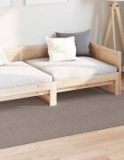 vidaXL Килим за вътрешно помещение LUGO Таупе 160 x 230 cm Полиестер