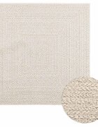 vidaXL Килим "ZIZUR" 120x120 см визия юта за закрито и открито