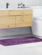 vidaXL Килимче за баня с антихлъзгаща повърхност Лилаво 70 x 120 cm ПП